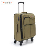 Oxford Suitcase Bag, Rolling Luggage Case, Whell Box