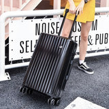 Large-Capacity Travel Trolley Case,High-Quality Abs+Pc Universal Wheel Luggage,Personalized Retro