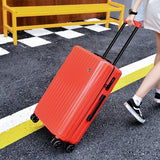 Large-Capacity Travel Trolley Case,High-Quality Abs+Pc Universal Wheel Luggage,Personalized Retro