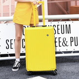 Large-Capacity Travel Trolley Case,High-Quality Abs+Pc Universal Wheel Luggage,Personalized Retro