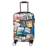 New Fashion Trolley Case, Personalized Graffiti Suitcase, Men And Women Printed Trolley Luggage