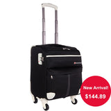 New Arrival!16Inches Male And Female Black/Blue Waterproof Oxford Fabric Universal Wheels Trolley