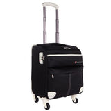 New Arrival!16Inches Male And Female Black/Blue Waterproof Oxford Fabric Universal Wheels Trolley