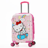 Children'S Cartoon Trolley Suitcase 20" Hello Kitty/Transformers/Spiderman Travel Suitcase