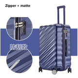 20"24"26"28" Aluminum Frame Luggage New Travel Suitcase With Spinner Rolling Trolley Case