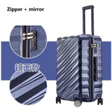 20"24"26"28" Aluminum Frame Luggage New Travel Suitcase With Spinner Rolling Trolley Case
