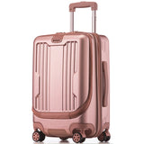 20 Inch Cabin Rolling Travel Luggage Suitcase Case With Laptop Bag,Women Pc Wheel Upscale Trolley ,