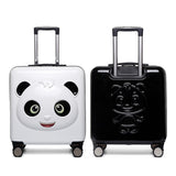 Children'S Suitcase,Cute 3D Trolley Case,Universal Wheel 20 Inch Cartoon Luggage,Cute Baby Small