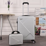 Travel Suitcase Set Rolling Luggage Spinner Trolley Case  20Inch Boarding Wheel Woman Cosmetic Case