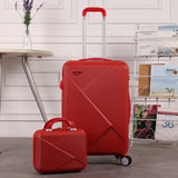 Travel Suitcase Set Rolling Luggage Spinner Trolley Case  20Inch Boarding Wheel Woman Cosmetic Case
