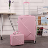 Travel Suitcase Set Rolling Luggage Spinner Trolley Case  20Inch Boarding Wheel Woman Cosmetic Case