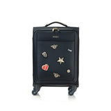 Waterproof Suitcase,Oxford Cloth Luggage,Cute Small Fresh Personality Student Trolley