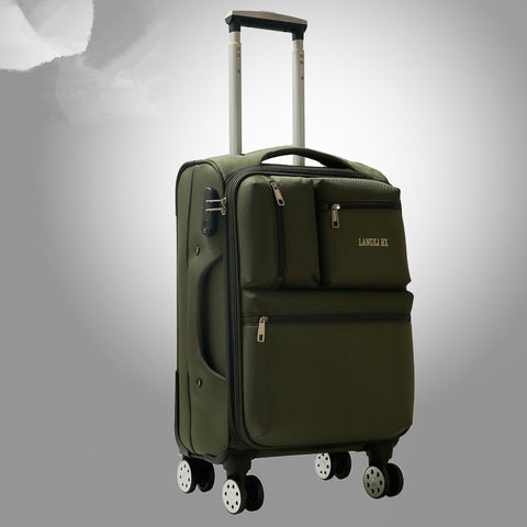 Large Capacity Classical&Business Type Trolley Luggage On Universal Wheels,Oxford Silk Colth Travel
