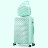 Travel Suitcase Set Rolling Spinner Luggage Set Trolley Case Boarding Wheel Woman Cosmetic Case
