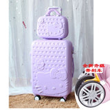 Travel Suitcase Set Rolling Luggage Set Spinner Trolley Case 20" Boarding Wheel Woman Cosmetic Case