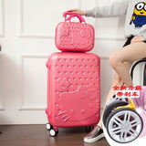 Travel Suitcase Set Rolling Luggage Set Spinner Trolley Case 20" Boarding Wheel Woman Cosmetic Case
