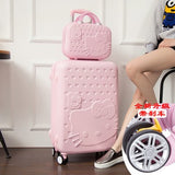 Travel Suitcase Set Rolling Luggage Set Spinner Trolley Case 20" Boarding Wheel Woman Cosmetic Case