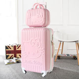 Travel Suitcase Set Rolling Luggage Set Spinner Trolley Case 20" Boarding Wheel Woman Cosmetic Case