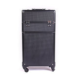 Carrylove Cosmetic Makeup Storage Waterproof Luggage Series 20 Inch Size Pu Aluminum Frame