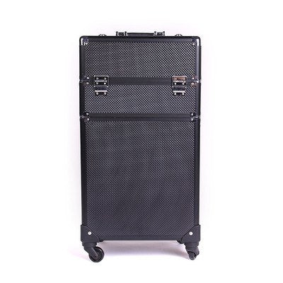 Carrylove Cosmetic Makeup Storage Waterproof Luggage Series 20 Inch Size Pu Aluminum Frame