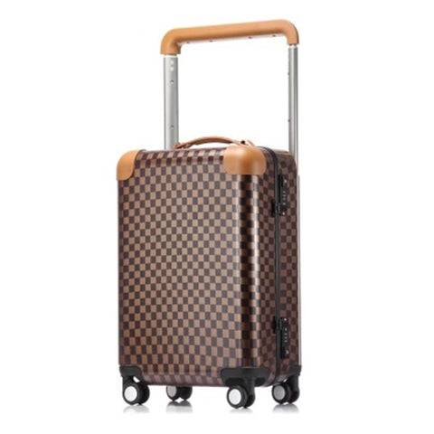 20Inch Rolling Luggage Spinner Wheels 24 Inch Travel Suitcase Retro Travel Bag Women Carry On