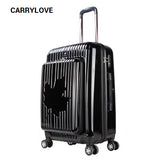 Carrylove Business Luggage Series 20 Inch Size Maple Leafs High Quality Pc Rolling Luggage