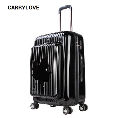 Carrylove Business Luggage Series 20 Inch Size Maple Leafs High Quality Pc Rolling Luggage