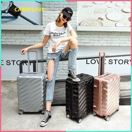Carrylove High Quality Business Luggage Series 20/24/26/28 Inch Size Aluminum Frame Pc Rolling