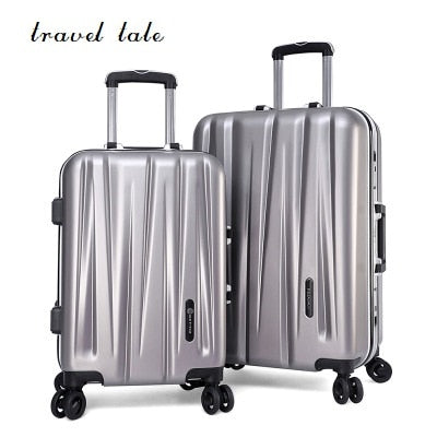 Travel Tale Wear-Resisting Compressive Fashion Contracted Inch Rolling Luggage Spinner Brand Travel