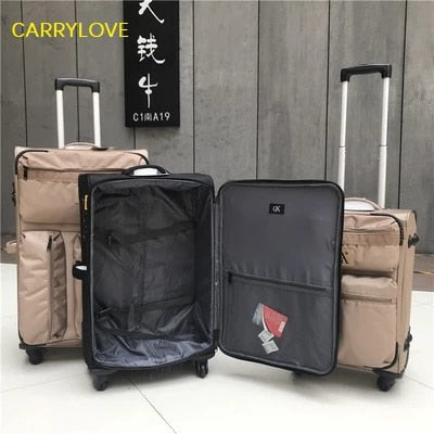 Carrylove Simple, Noble Luggage 20/24/28 Size Export Trade  Oxford Rolling Luggage Spinner Brand