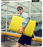 Carrylove Personality Retro High Capacity Luggage Series 20/24/26/29 Inch Size Pc Rolling Luggage