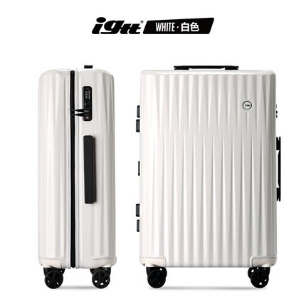 Carrylove Personality Retro High Capacity Luggage Series 20/24/26/29 Inch Size Pc Rolling Luggage