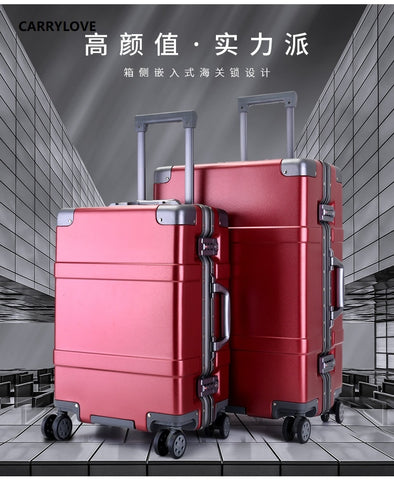 Carrylove Perfect Senior Business  Series 20/24 Inch High Quality Pc Aluminum Frame  Rolling