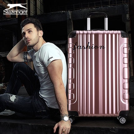 Travel Tale Fashion 20/24/28 Inches Aluminum Frame+Pc+Abs   Rolling Luggage Spinner Brand Travel