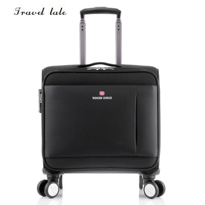 Travel Tale Wear-Resisting Business 16 Inch Oxford Rolling Luggage Spinner Brand Computer Small
