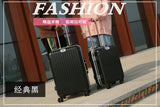 2018 New Universal Wheel Trolley Case Pc Aluminum Frame Hard Shell Trolley Case Student Suitcase
