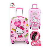 Waterproof Fashion Pu Luggage Bag ,Hello Kitty Girls Suitcase ,Children'S Trolley Case,Baby Wheel