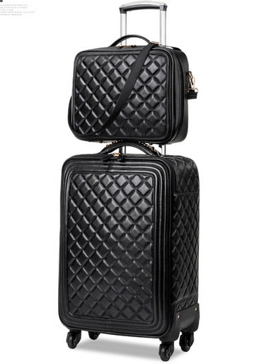Trolley Luggage Luxury Luggage Travel Bag Suitcase Male Female Universal Wheels Luggage,14 20
