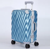 Luggage Bag 20" 24"  Travel Suit Case Tas Lock Carry On Vintage Trolley For Women Men Spinner Wheel