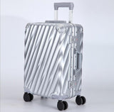 Luggage Bag 20" 24"  Travel Suit Case Tas Lock Carry On Vintage Trolley For Women Men Spinner Wheel