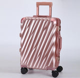 Luggage Bag 20" 24"  Travel Suit Case Tas Lock Carry On Vintage Trolley For Women Men Spinner Wheel