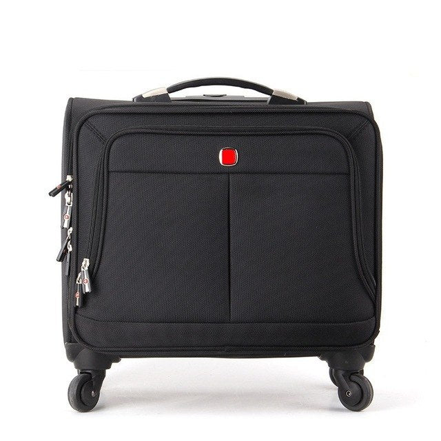 Business Multifunction Boarding Suitcase Travel Oxford Waterproof Casters 16/18 Inch Men Large