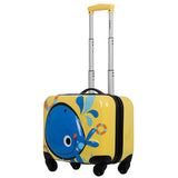 Abs+Pc Children'S Suitcase,Cartoon Mini Luggage,Male And Female Baby Travel 18"Boarding Box,3D Cute