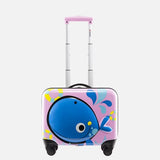 Abs+Pc Children'S Suitcase,Cartoon Mini Luggage,Male And Female Baby Travel 18"Boarding Box,3D Cute