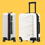 Abs+Pc Hard-Shell Luggage,Carry-On Trolley Case,Rolling Suitcase,Trendy Password Box,20"Boarding