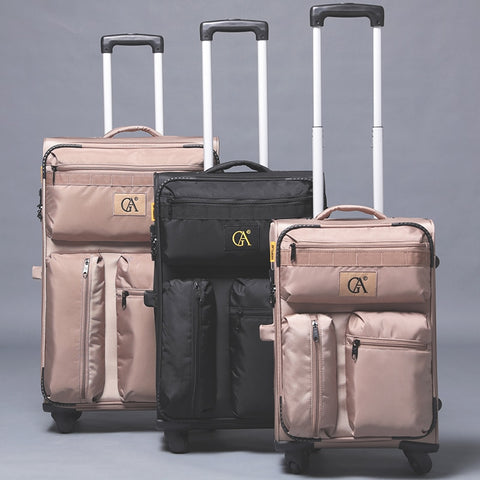 Oxford Cloth Suitcase,Canvas Luggage,20"Boarding Box,Ultra Light Universal Wheel 24"Trolley
