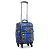 Rolling Luggage Colored Flowers Bag,Lightweight Travel Suitcase ,Waterproof Trolley Case,Women