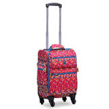 Rolling Luggage Colored Flowers Bag,Lightweight Travel Suitcase ,Waterproof Trolley Case,Women