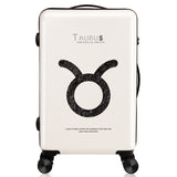 Luggage Set Fashion Constellation Spinner Carry On Luggage Bag Boarding Case Traveling Luggage Bags