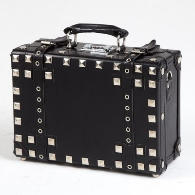Retro Universal Wheels Trolley Luggage Male Female Punk Rivet Bag Travel Password Box,12 20 22 24